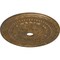 Ekena Millwork Palmetto Ceiling Medallion (Canopies up to 7 5/8"), 31 1/2"OD x 3 5/8"ID x 1 3/4"P, Rubbed Bronze CM31PMRZS - alternate 2
